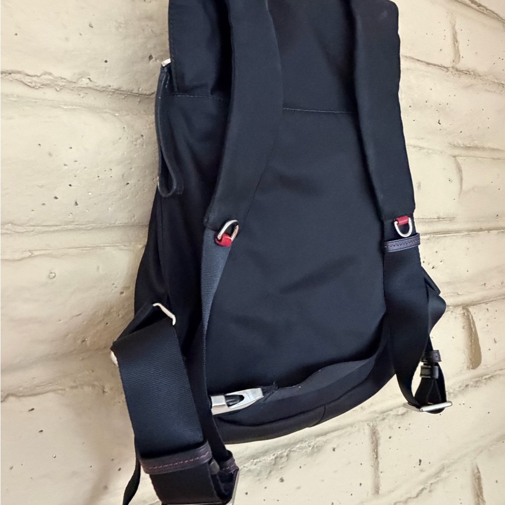 Tumi Black Backpack with Silver Accents - Picture 5 of 6